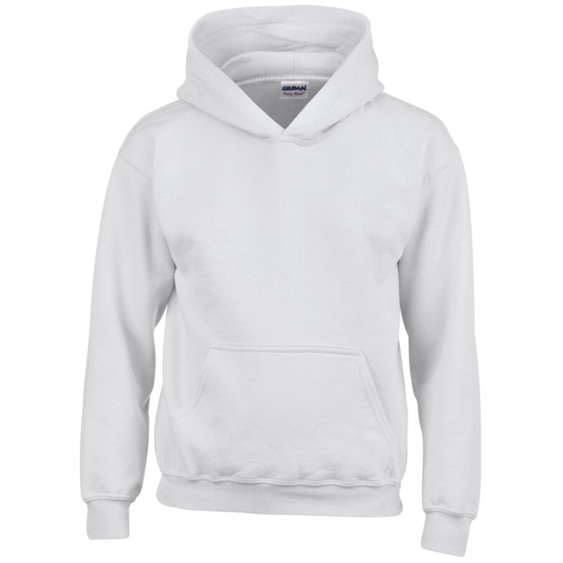 Sweat capuche enfant, 50% coton, 50% polyester, 280 g/m²