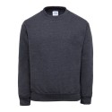 Sweat-shirt manches droites enfant col rond en polycoton, 280 g/m²