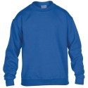Sweat-shirt manches droites enfant col rond en polycoton, 280 g/m²