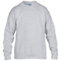 Sweat-shirt manches droites enfant col rond en polycoton, 280 g/m²