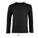 T-shirt enfant manches longues en coton ringspun, 190 g/m²