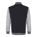 Veste sweat enfant bicolore avec boutons pression, 300 g/m²