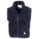 Gilet polaire chaud pour enfant anti-bouloche sans manches, 330 g/m²