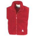 Gilet polaire chaud pour enfant anti-bouloche sans manches, 330 g/m²