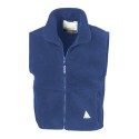 Gilet polaire chaud pour enfant anti-bouloche sans manches, 330 g/m²
