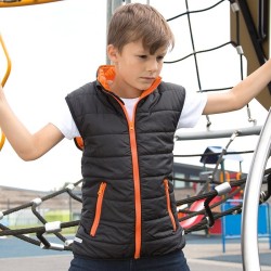 Bodywarmer doudoune enfant super douce, légère et chaude