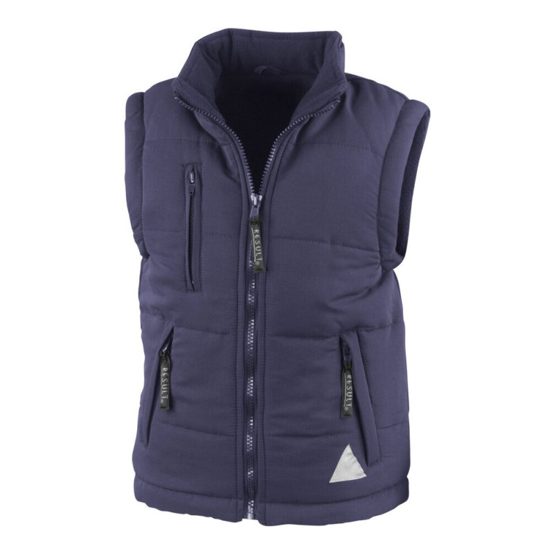 Bodywarmer gilet chaud pour enfant ultra-rembourré