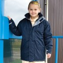 Parka d'hiver pour enfant avec col remonté à doublure polaire