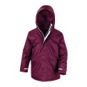 Parka d'hiver pour enfant avec col remonté à doublure polaire