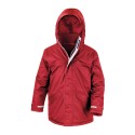 Parka d'hiver pour enfant avec col remonté à doublure polaire