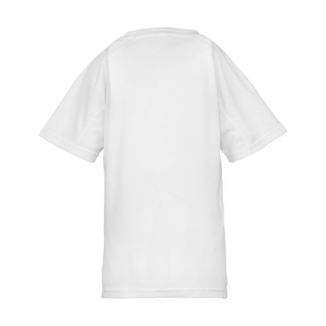 T-shirt sport enfant stretch en maille filet doux séchant à l’air