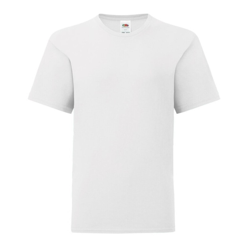 T-shirt garçon iconic en coton doux, étiquette détachable, 150 g/m²