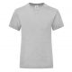 T-shirt fille iconic en coton doux, étiquette détachable, 150 g/m²