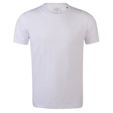 T-shirt stretch enfant moderne en coton et élasthanne, 165 g/m²
