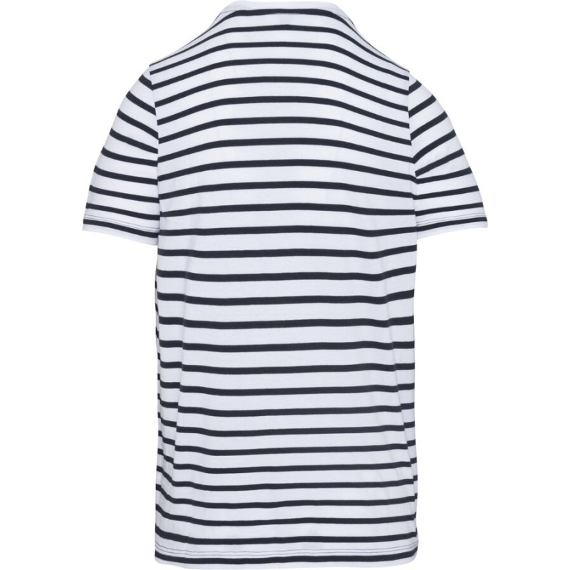 T-shirt marinière enfant avec poche sur le coeur, 160 g/m²