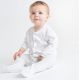 Pyjama bébé en coton à boutons-pression, 200 g/m²