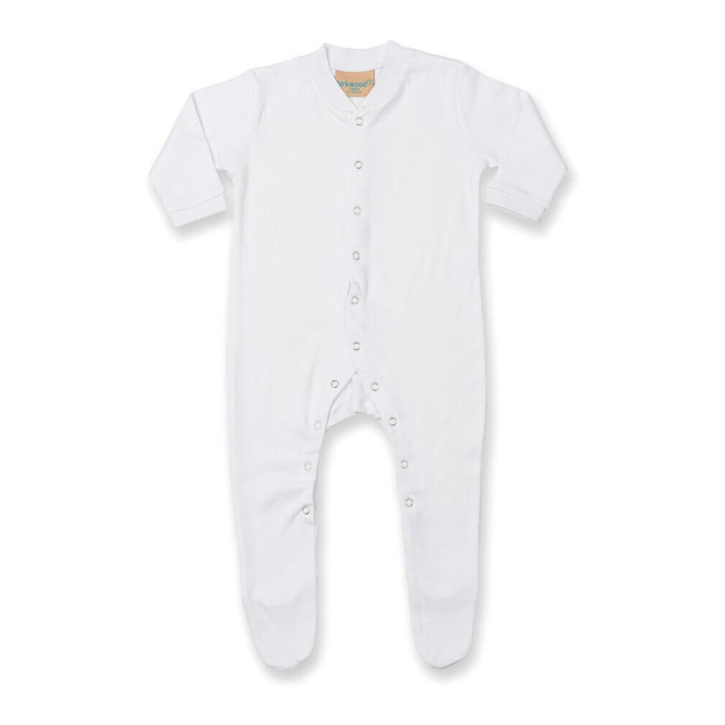 Pyjama bébé en coton à boutons-pression, 200 g/m²