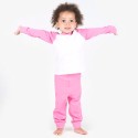 Pyjama bébé bicolore style baseball à manches longues