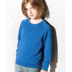 Sweat enfant en coton bio sans étiquette de marque, 300 g/m²