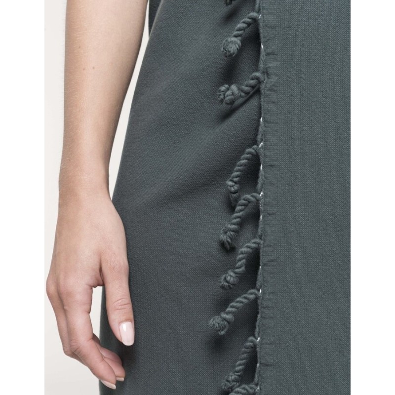 Serviette fouta vintage avec franges torsadées, 250 g/m²