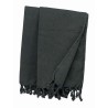 Serviette fouta vintage avec franges torsadées, 250 g/m²