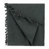 Serviette fouta vintage avec franges torsadées, 250 g/m²