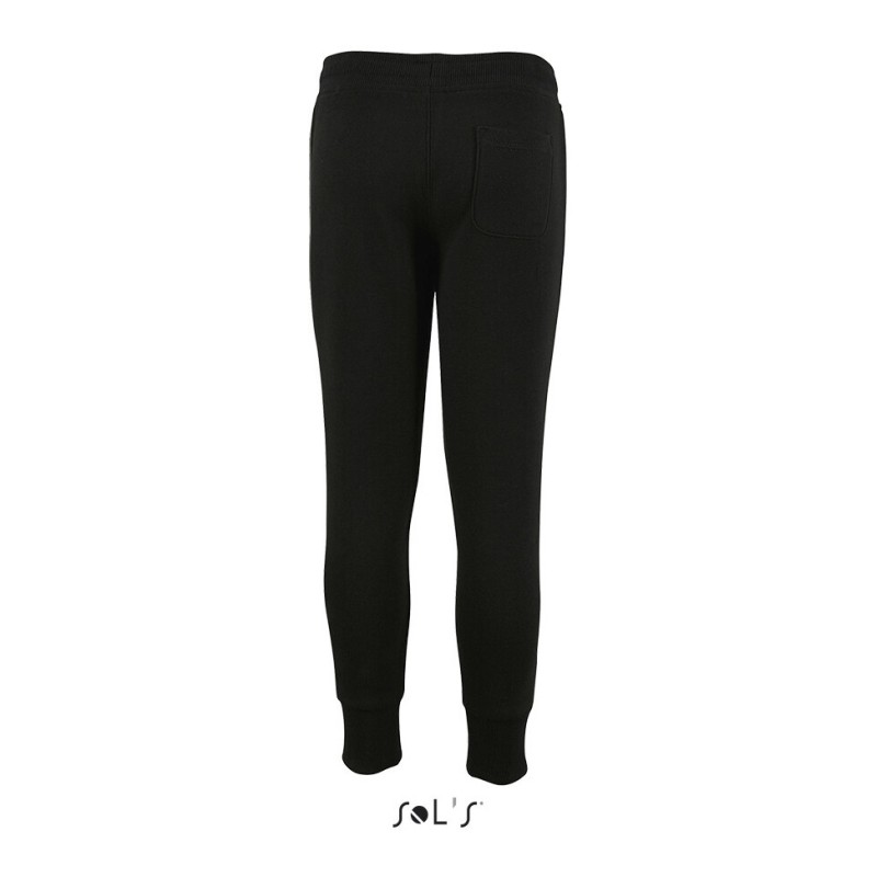 Pantalon de jogging pour enfant coupe slim, cordon à la taille, 240 g/m²