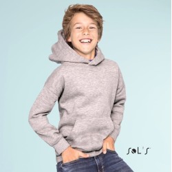 Sweat à capuche pour enfant, molleton gratté, 280 g/m²