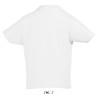 T-shirt enfant en coton épais col rond, manches courtes, 190 g/m²