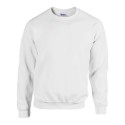 Sweat-shirt manches droites adulte col rond en polycoton, 280 g/m²