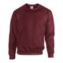 Sweat-shirt manches droites adulte col rond en polycoton, 280 g/m²