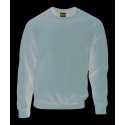 Sweat-shirt manches droites adulte col rond en polycoton, 280 g/m²