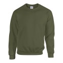 Sweat-shirt manches droites adulte col rond en polycoton, 280 g/m²