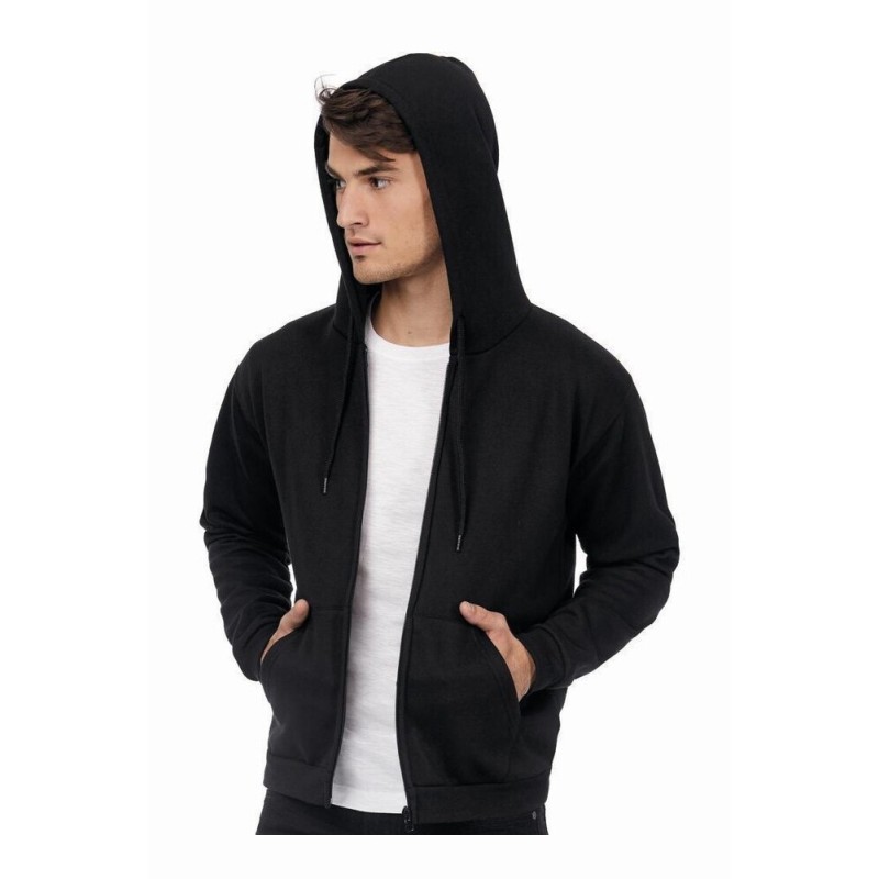 Sweat Zippe Sans Etiquette Pour La Personnalisation 270 G M