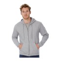 Sweat zippé sans étiquette pour la personnalisation, 270 g/m² 