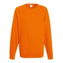 Sweat léger homme polycoton manches raglan, coupe ajustée, 240 g/m²