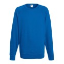 Sweat léger homme polycoton manches raglan, coupe ajustée, 240 g/m²
