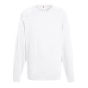 Sweat léger homme polycoton manches raglan, coupe ajustée, 240 g/m²