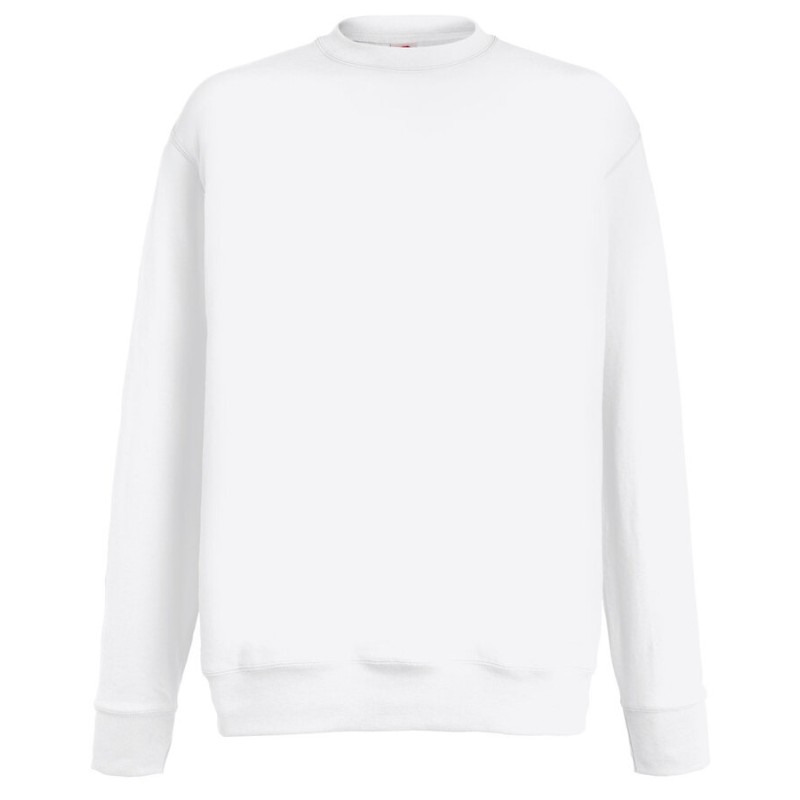 Sweat léger manches montées, polaire non brossé, 240 g/m²