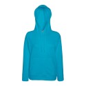 Sweat hoodie femme à capuche léger et pas cher en polycoton, 240 g/m²