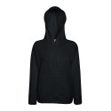 Sweat hoodie femme à capuche léger et pas cher en polycoton, 240 g/m²