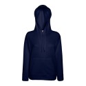 Sweat hoodie femme à capuche léger et pas cher en polycoton, 240 g/m²