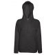 Sweat hoodie femme à capuche léger et pas cher en polycoton, 240 g/m²