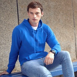 Sweat hoodie homme à capuche léger et pas cher en polycoton, 240 g/m²