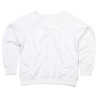 Sweat-shirt femme col large moderne, manches raglan, 280 g/m²