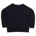 Sweat-shirt femme col large moderne, manches raglan, 280 g/m²