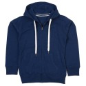 Sweat-shirt homme avec zip à capuche en polycoton, 280 g/m²