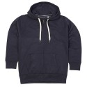 Sweat-shirt homme avec zip à capuche en polycoton, 280 g/m²