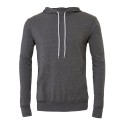 Sweat à capuche cordons blancs, modèle fitté, 220 g/m²