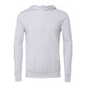 Sweat à capuche cordons blancs, modèle fitté, 220 g/m²